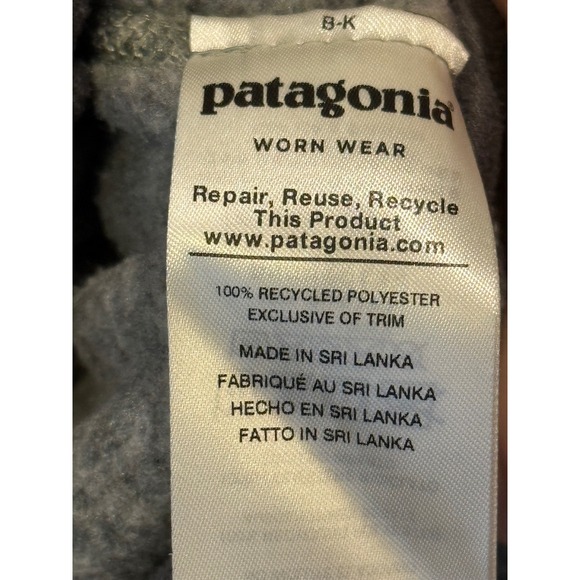 Patagonia Better Sweater Vest Mens‎ L Gray J.B. Hunt Logo Full Zip Fleece - Picture 5 of 9